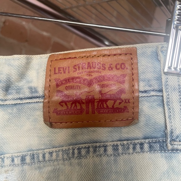 RARE VINTAGE Levi's Orange Tag Acid Wash High Rise Shorts - Picture 4 of 9